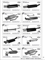 OMP exhaust systems and rear pipes